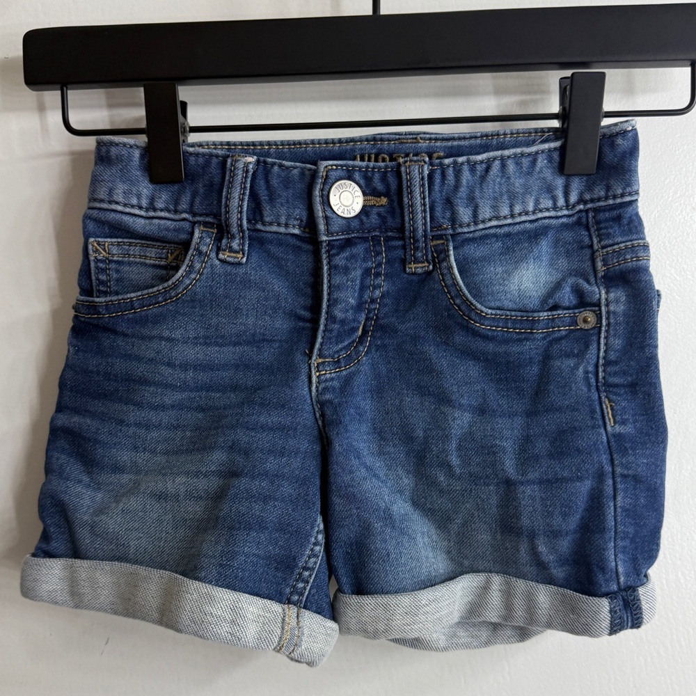 Justice Classic Blue Kids Denim Shorts